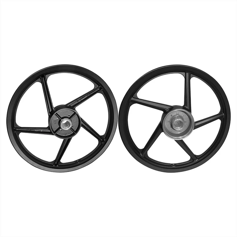 RIN ASPAS NEGRO TRASERO.PLATINO 100-125-DISCOVER 100-XCD-BOXER CT 100