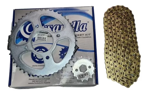 KIT CAJA CADENA  GIXXER 150 4 HUECOS PT45C  PD14C