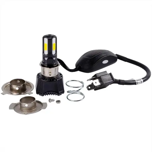 LUZ LED DE 42W AC-DC 9-18V 4600 LUMENS CON VENTILADOR.BASE H4 /REVO_UND