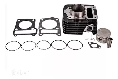 CILINDRO COMPLETO GRIS MOD 150 cc.LIBERO 125-YBR 125-XTZ 125/REVO KIT